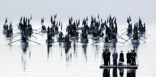 Production still from The Weeping Meadow 2004 / Director: Theo Angelopoulos / Image courtesy: Tamasa Distribution