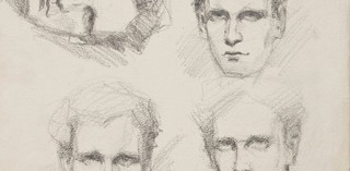 Lloyd Rees, Australia 1895–1988 Self portraits (detail) c.1912-17 / Pencil on paper / Gift of Alan and Jan Rees through the Queensland Art Gallery Foundation 1999 / Collection: Queensland Art Gallery / © Lloyd Rees, c.1912–17. Licensed by Viscopy, Sydney, 2011