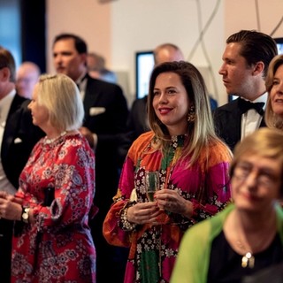 Foundation members and their guests enjoy a last-chance viewing of ‘European Masterpieces from The Metropolitan Museum of Art, New York’ at GOMA as part of the 2021 Foundation Annual Dinner / Photograph: Marc Grimwade