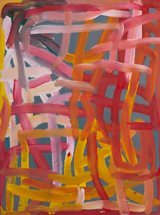 Emily Kame Kngwarreye, Anmatyerre people, Australia b.c.1910-96 / Yam dreaming 1995 / Synthetic polymer paint on canvas / 125 x 91.5cm / Purchased 1998. Queensland Art Gallery Foundation Grant / Collection: Queensland Art Gallery | Gallery of Modern Art / © Emily Kame Kngwarreye/Copyright Agency