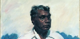 William Dargie, Australia 1912 – 2003 Portrait of Albert Namatjira (detail) 1956 / Oil on canvas / Purchased 1957 / Collection: Queensland Art Gallery