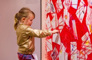 Installation view of ‘Chiharu Shiota: A Feeling’, Children’s Art Centre, Gallery of Modern Art, Brisbane / © Chiharu Shiota