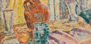 Grace Cossington Smith, Australia 1892-1984 / Interior (detail) 1958 / Oil on composition board / 91.4 x 58.1cm / Gift of the Godfrey Rivers Trust through Miss Daphne Mayo 1958 / Collection: Queensland Art Gallery | Gallery of Modern Art / © QAGOMA