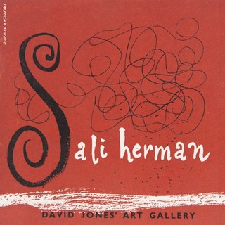 Cover of Sali Herman exhibition catalogue, David Jones Art Gallery, Sydney, from the Patrick Corrigan AM Collection / Collection: QAGOMA Research Library